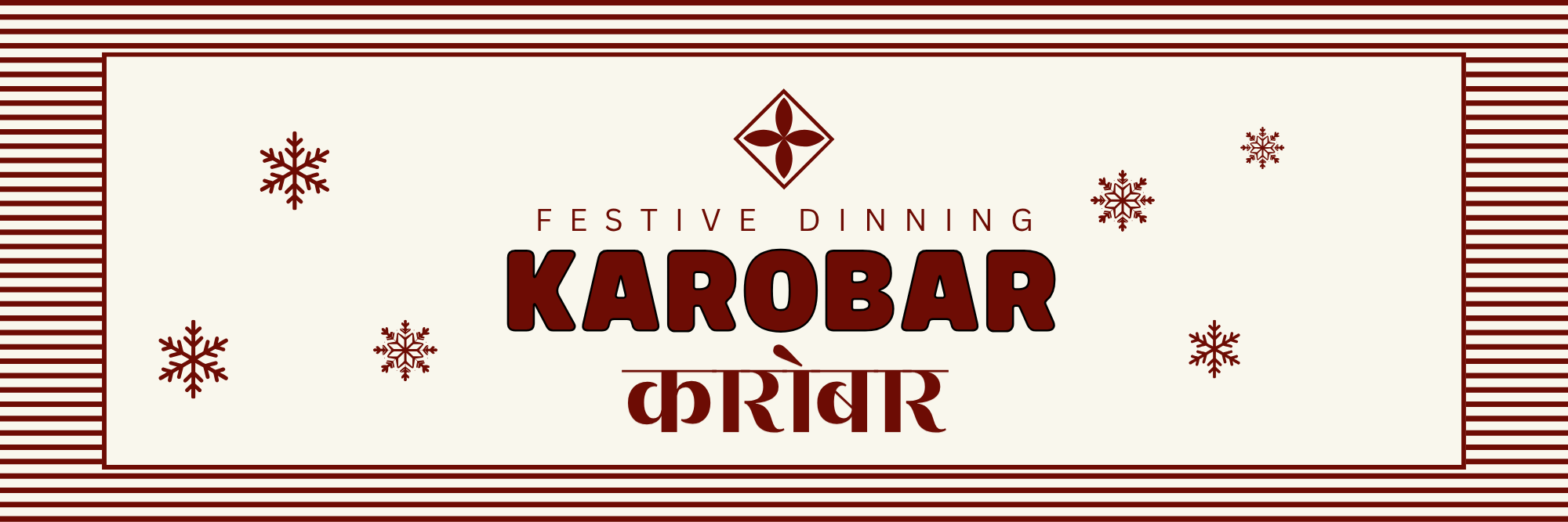 Group festive dinning